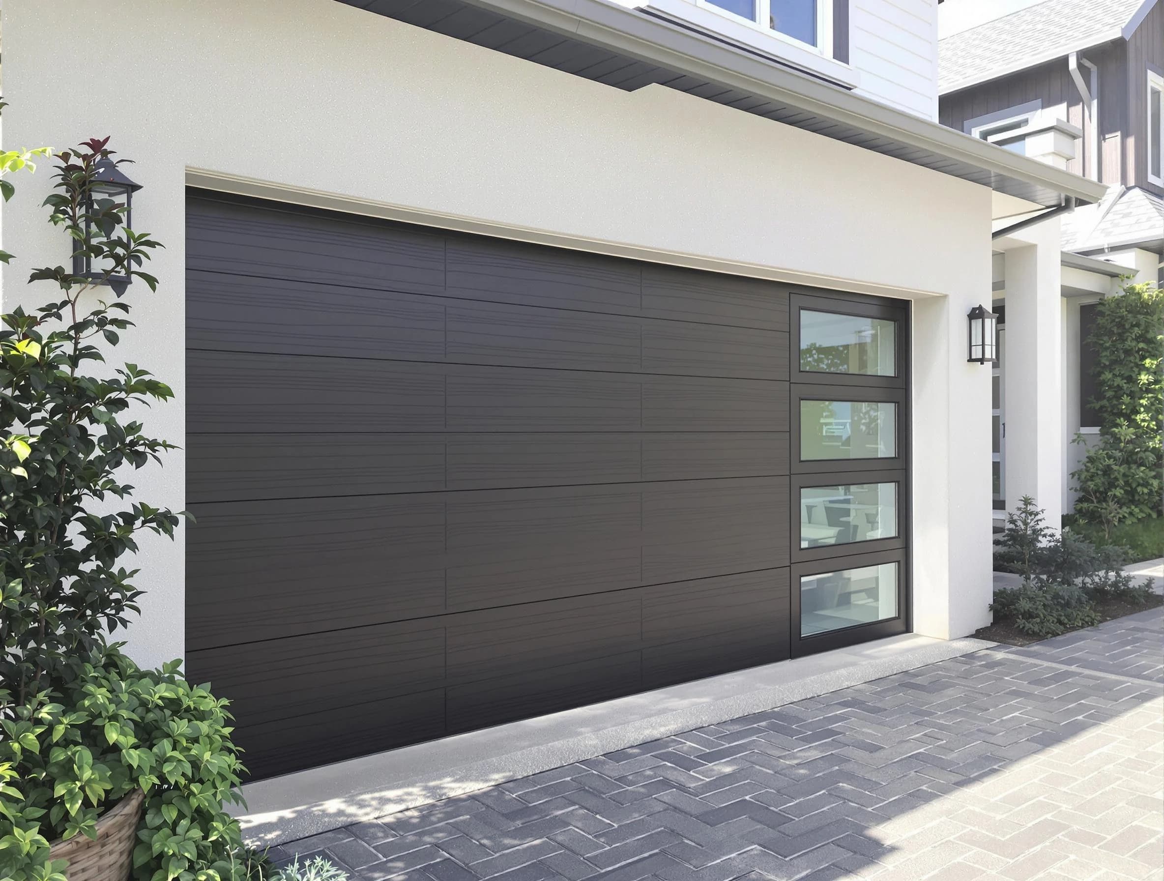 Custom garage door installation by Peters Garage Door Repair in Peters