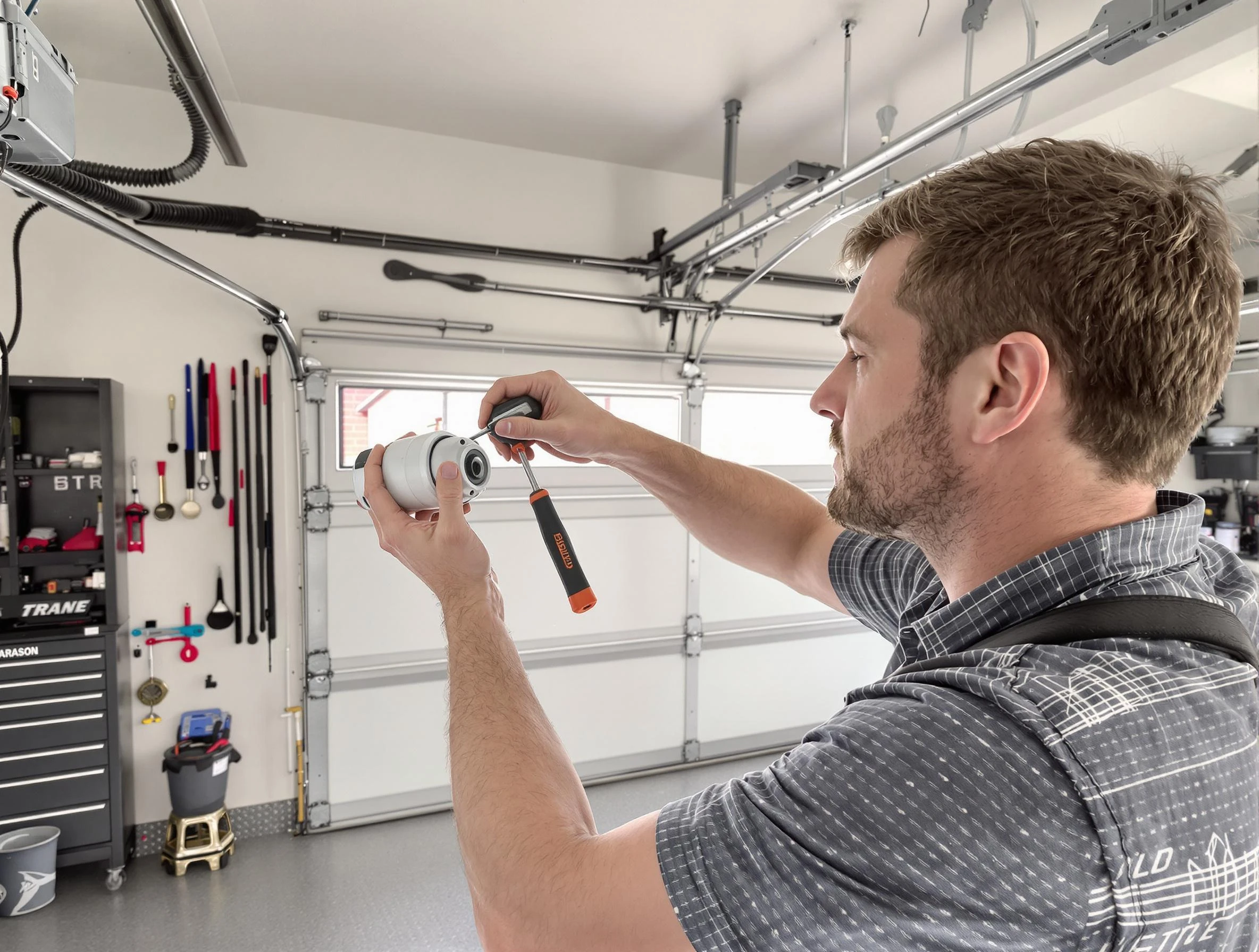 Garage door opener repair service by Peters Garage Door Repair in Peters